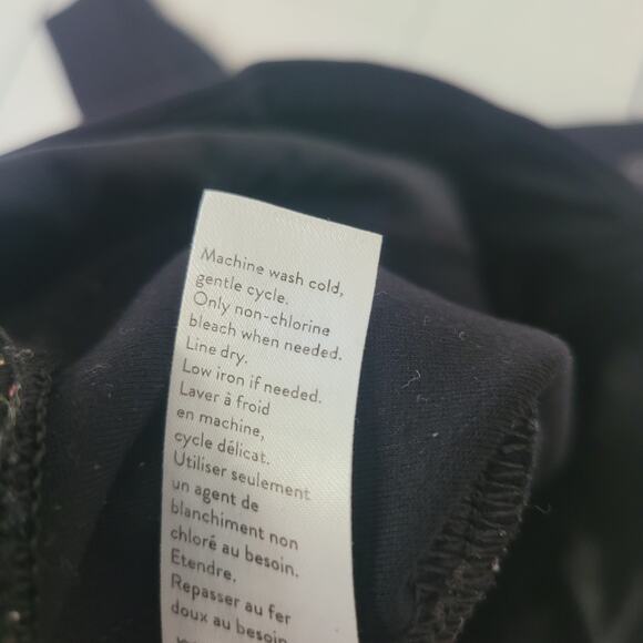 Spanx Size M Tall Black Ponte Knit Pull-On High Rise Shaping Leggings Minimalist - Picture 8 of 9